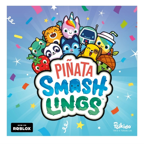 : ROBLOX Pinata Smashlings Donkey Figure Bubblegum Figure W/ DLC Code Exclusive - Picture 6 of 6